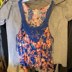 Floral tank top